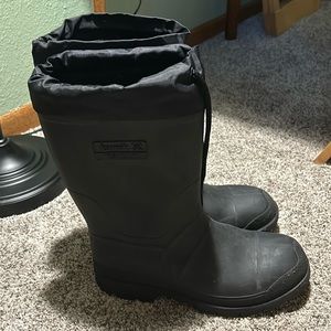 Kamik Men’s Size 9 Forester Insulated Black Rubber Boots
